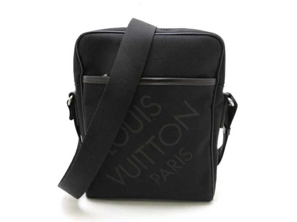 LOUIS VUITTON Shoulder Bag Citadin Damier Gant Noir Black
